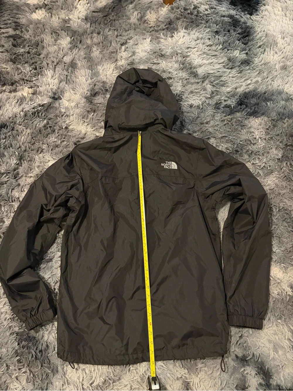The North Face Black DryVent Waterproof Hooded Rain Jacket Men’s Size Small S